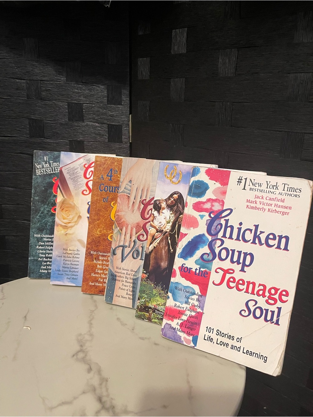 Lot of 6 Chicken Soup for the Soul Books Paperbacks + Hardcover + Christian Soul